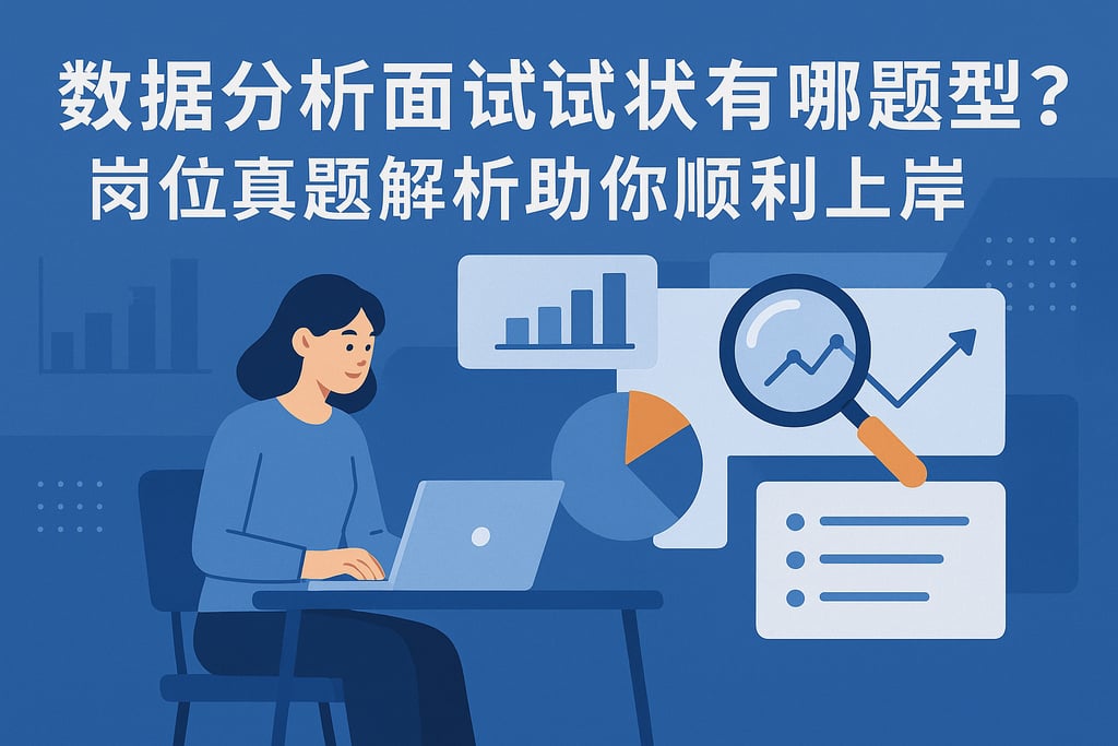 数据分析面试实战教程有哪些题型？岗位真题解析助你顺利上岸