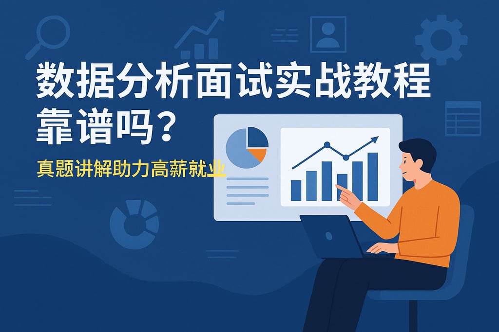数据分析面试实战教程靠谱吗？真题讲解助力高薪就业