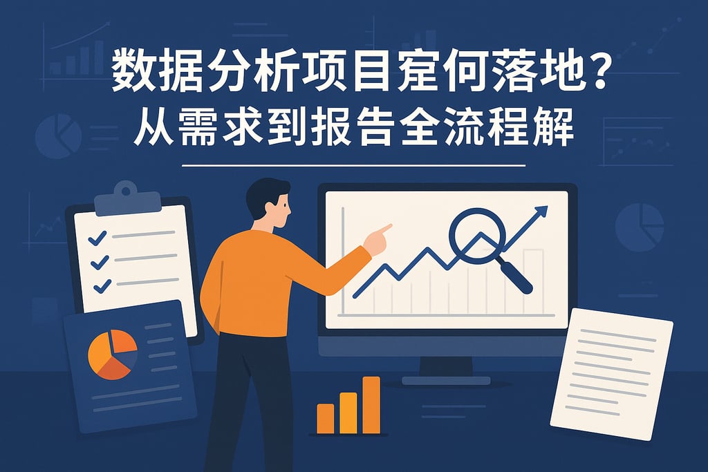 数据分析项目实战怎么落地？从需求到报告全流程讲解