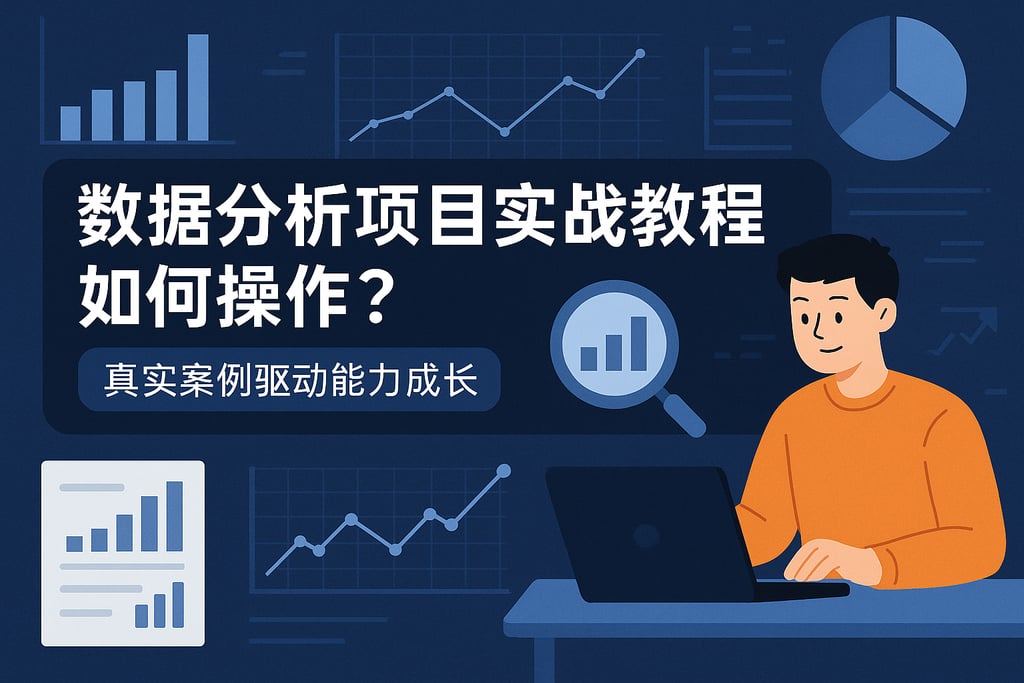 数据分析项目实战教程如何操作？真实案例驱动能力成长