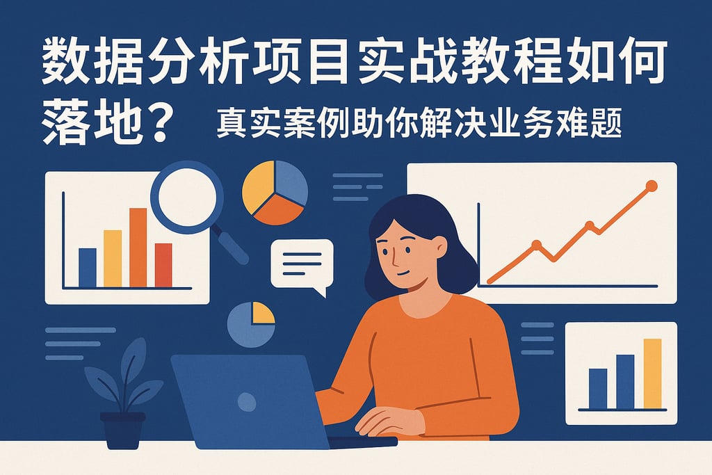 数据分析项目实战教程如何落地？真实案例助你解决业务难题