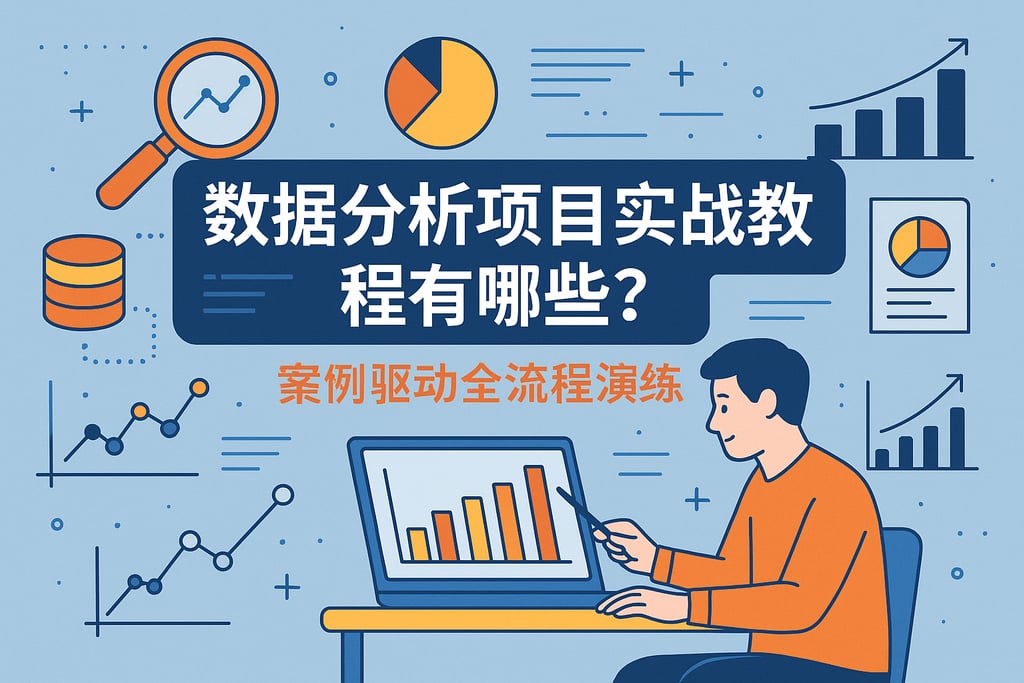 数据分析项目实战教程有哪些？案例驱动全流程演练