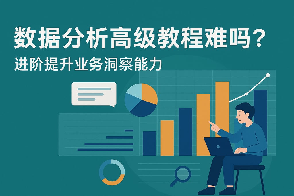 数据分析高级教程难吗？进阶提升业务洞察能力