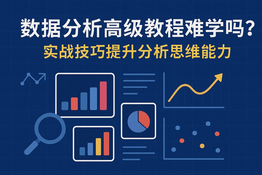 数据分析高级教程难学吗？实战技巧提升分析思维能力
