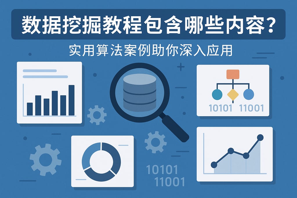 数据挖掘教程包含哪些内容？实用算法案例助你深入应用
