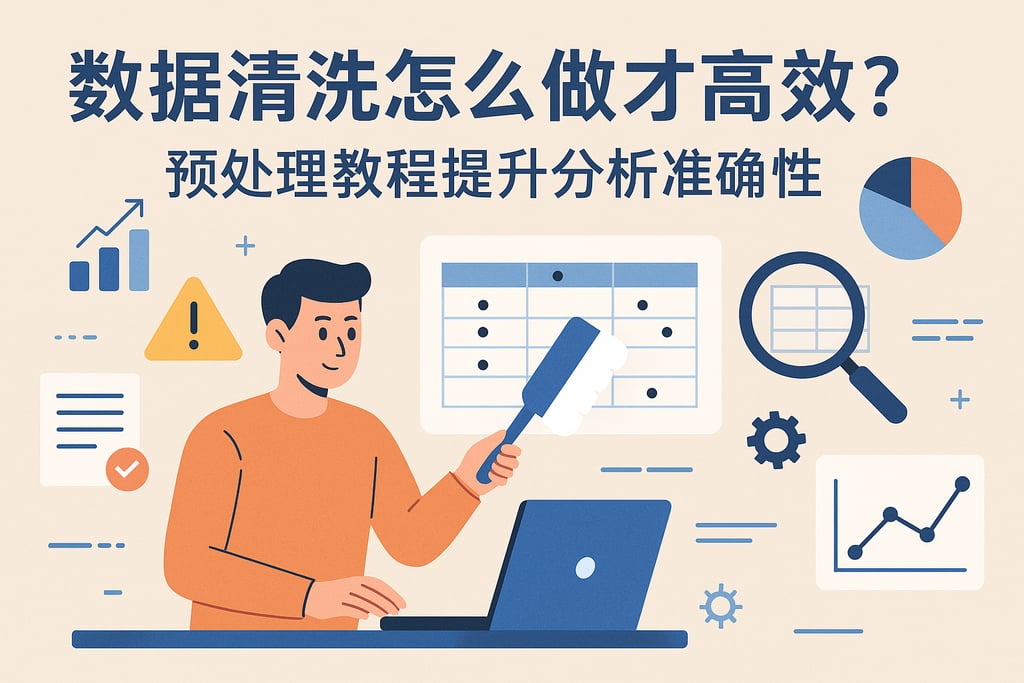 数据清洗怎么做才高效？预处理教程提升分析准确性