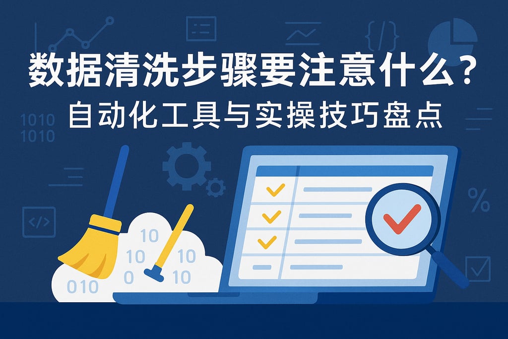 数据清洗步骤要注意什么？自动化工具与实操技巧盘点