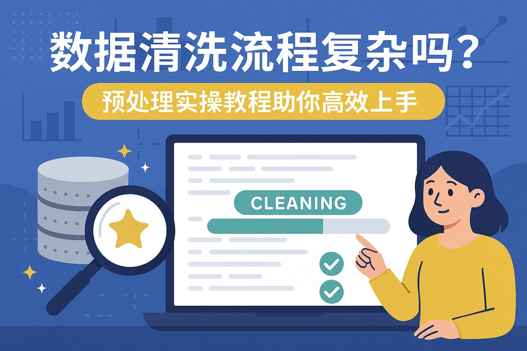 数据清洗流程复杂吗？预处理实操教程助你高效上手