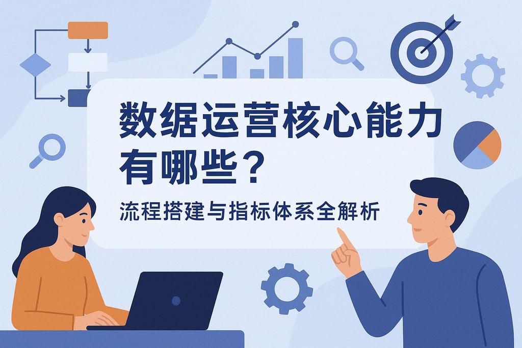 数据运营核心能力有哪些？流程搭建与指标体系全解析
