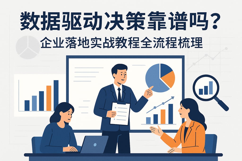 数据驱动决策靠谱吗？企业落地实战教程全流程梳理