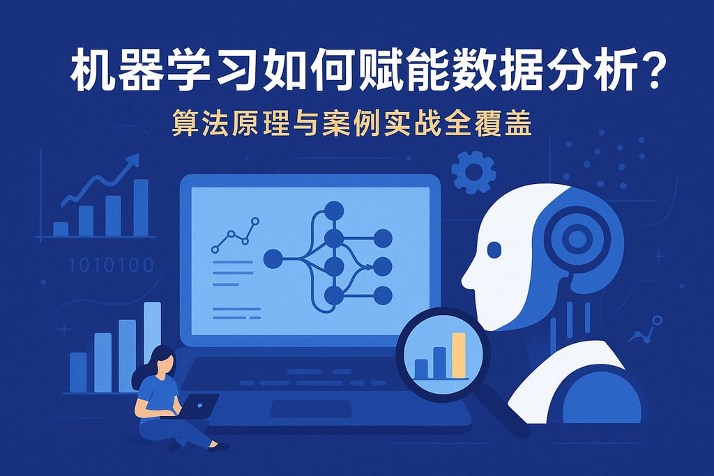 机器学习如何赋能数据分析？算法原理与案例实战全覆盖
