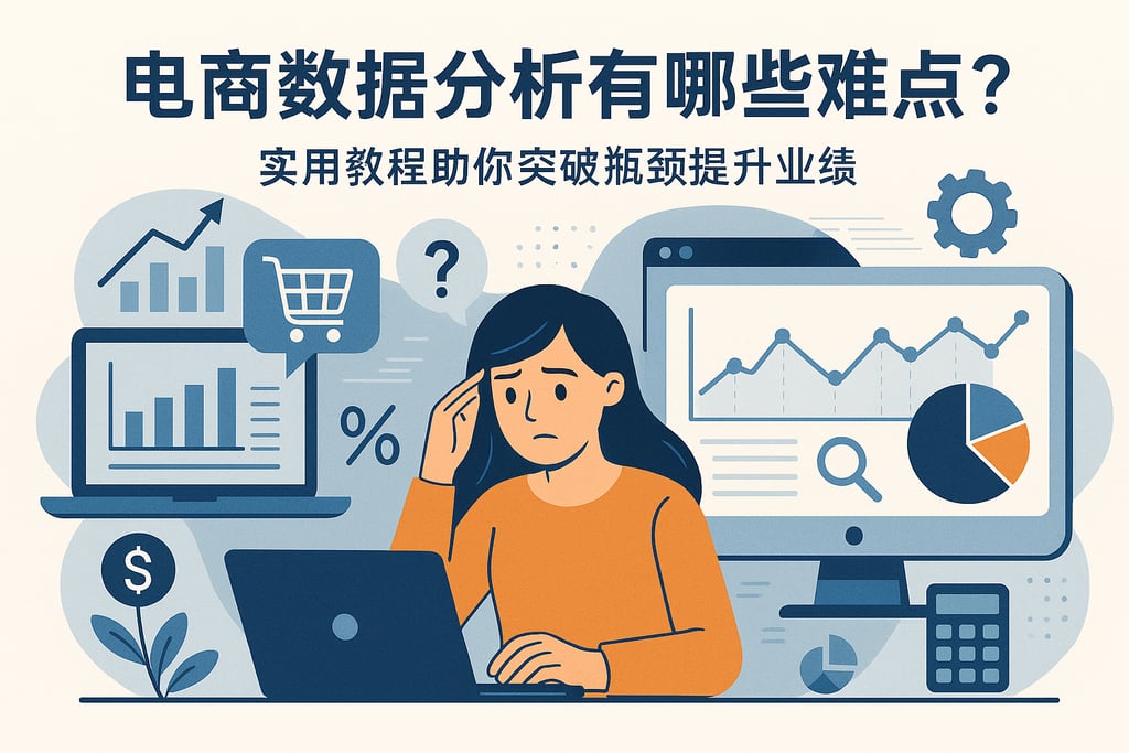 电商数据分析有哪些难点？实用教程助你突破瓶颈提升业绩