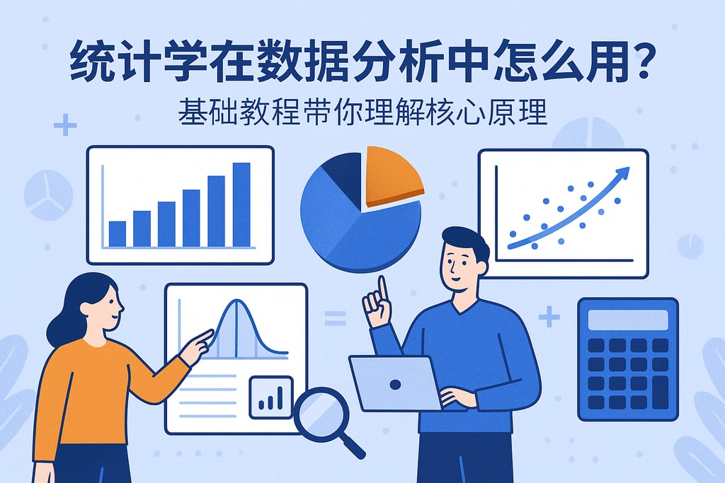 统计学在数据分析中怎么用？基础教程带你理解核心原理