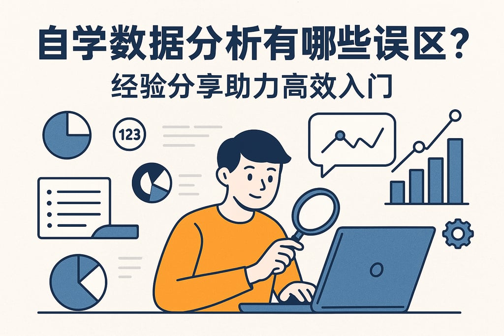 自学数据分析有哪些误区？经验分享助力高效入门