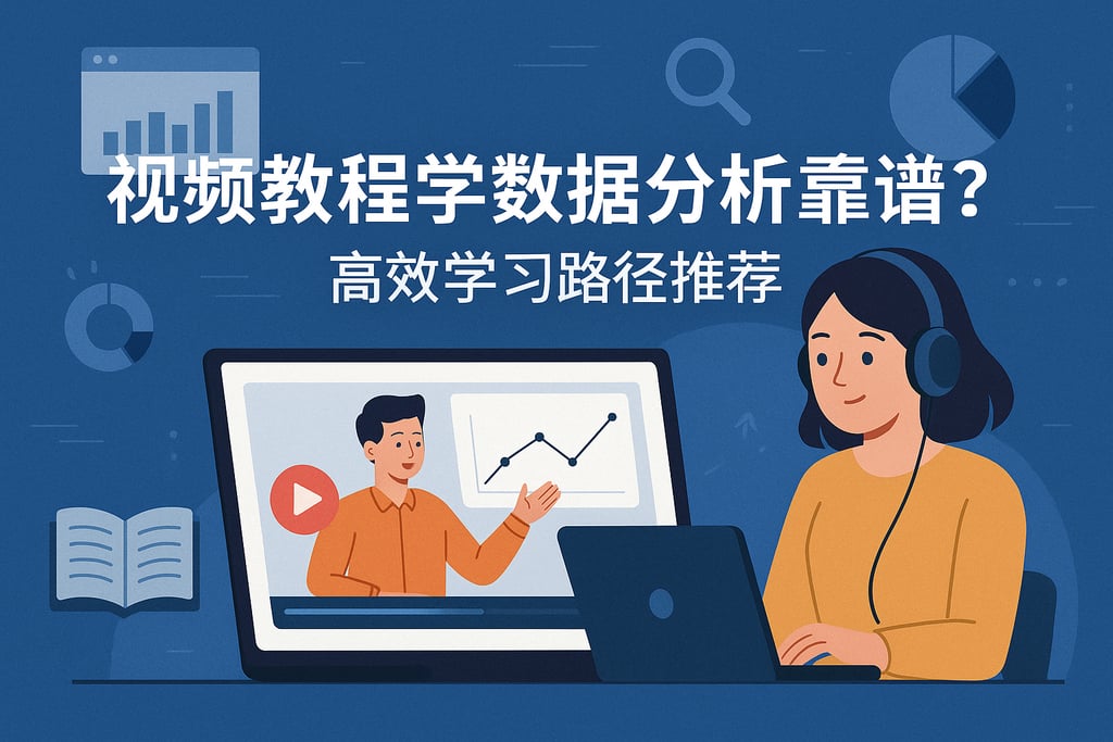 视频教程学数据分析靠谱吗？高效学习路径推荐