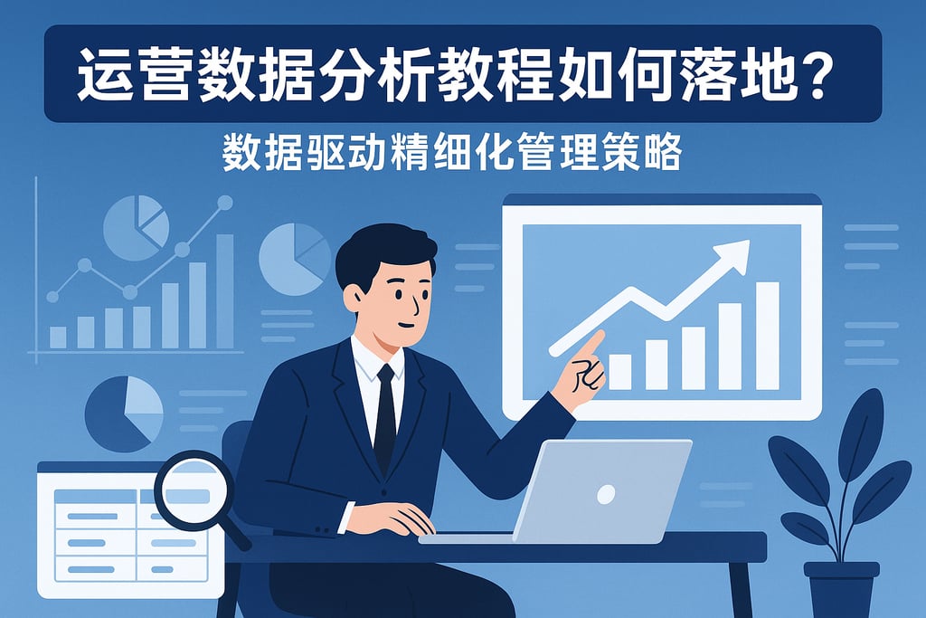 运营数据分析教程如何落地？数据驱动精细化管理策略