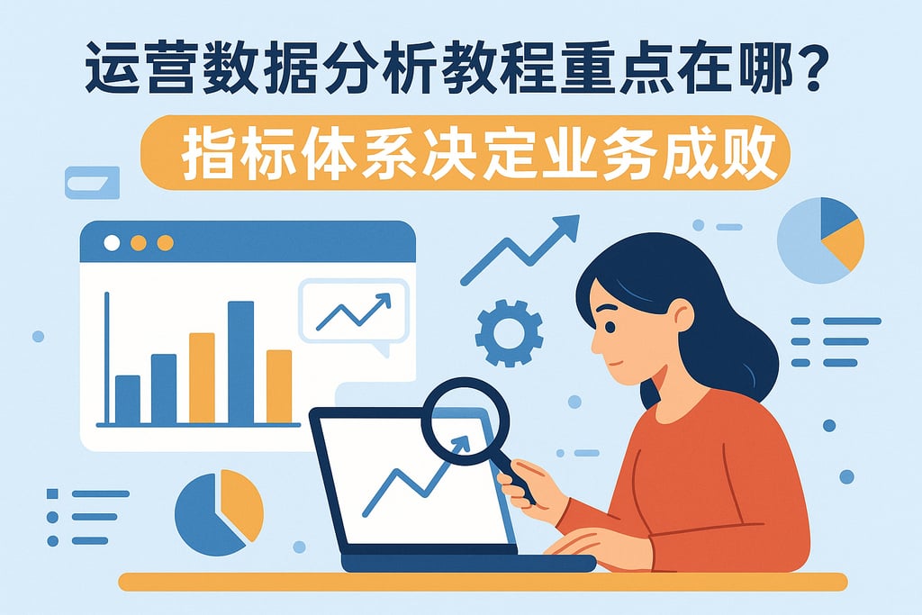 运营数据分析教程重点在哪？指标体系决定业务成败