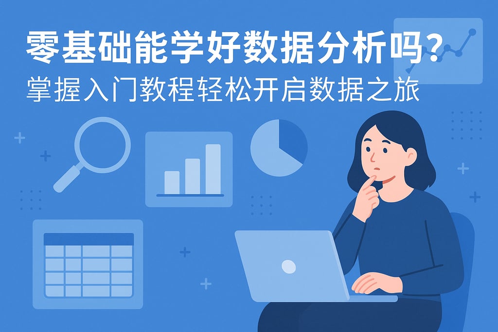 零基础能学好数据分析吗？掌握入门教程轻松开启数据之旅