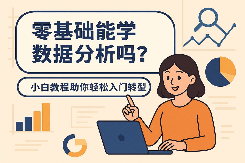 零基础能学数据分析吗？小白教程助你轻松入门转型