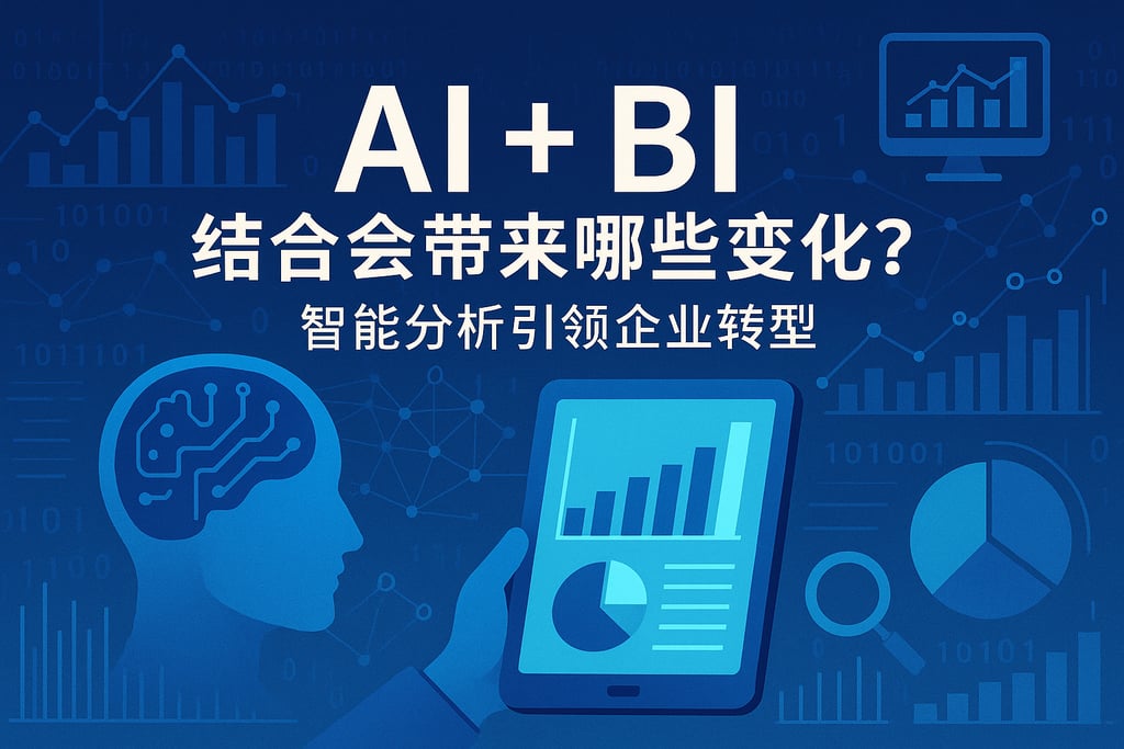 AI+BI结合会带来哪些变化？智能分析引领企业转型