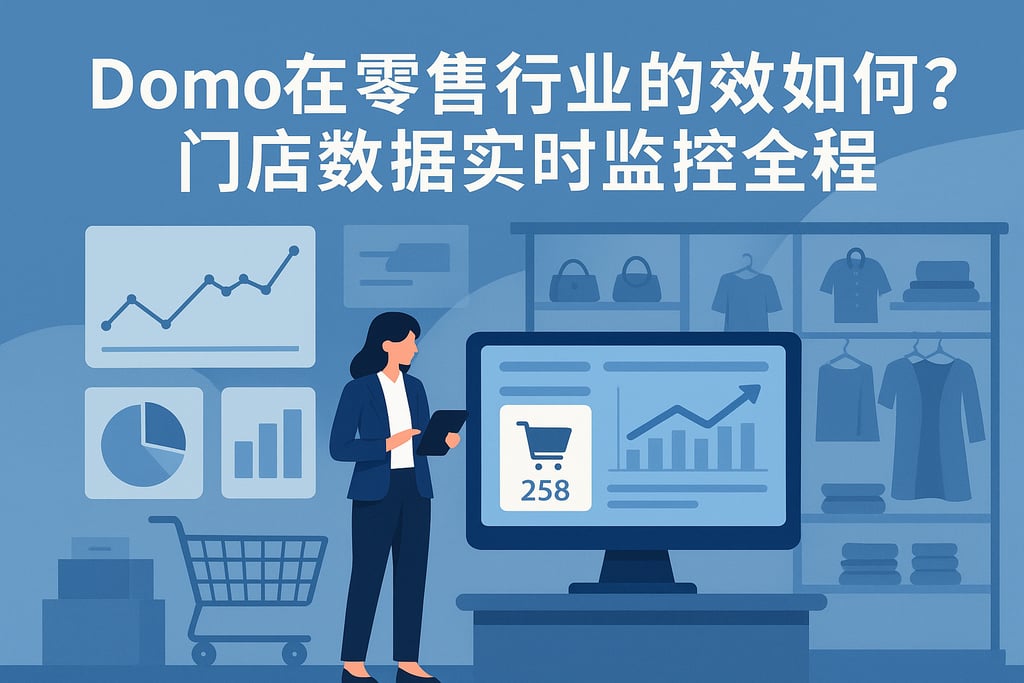 Domo在零售行业应用效果如何？门店数据实时监控全流程