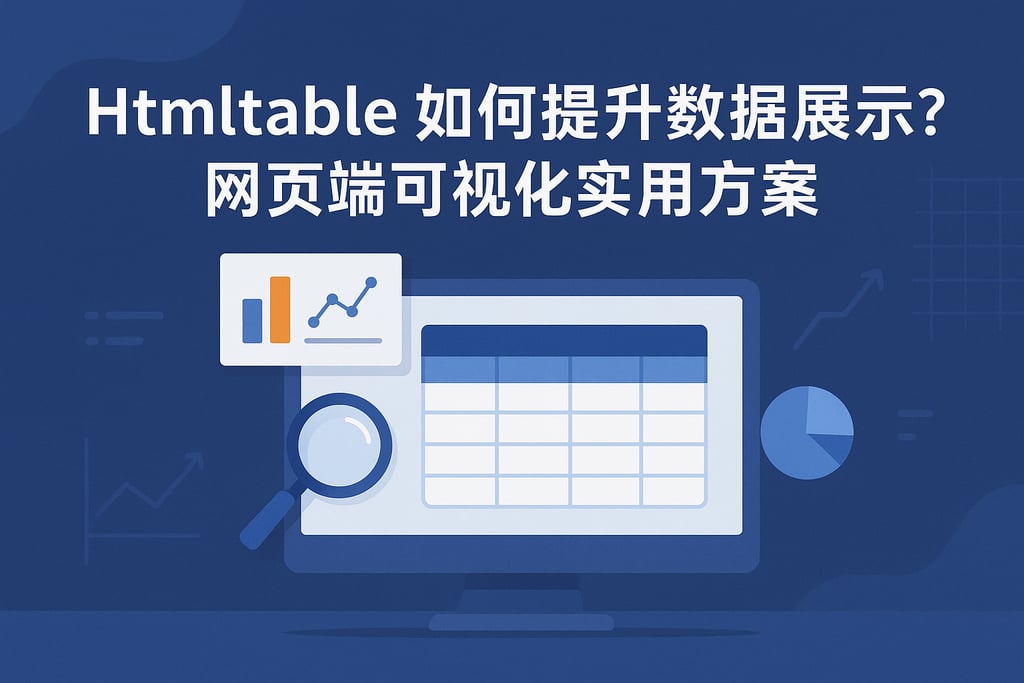 Htmltable如何提升数据展示？网页端可视化实用方案