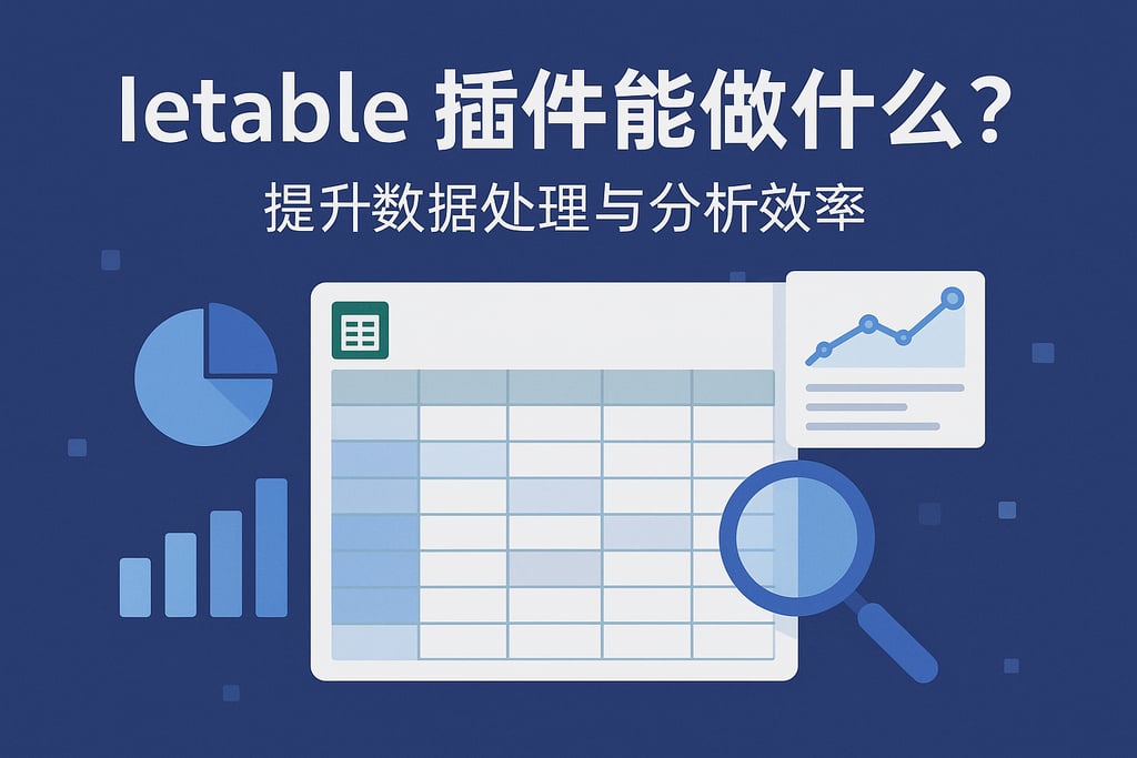 Ietable插件能做什么？提升数据处理与分析效率