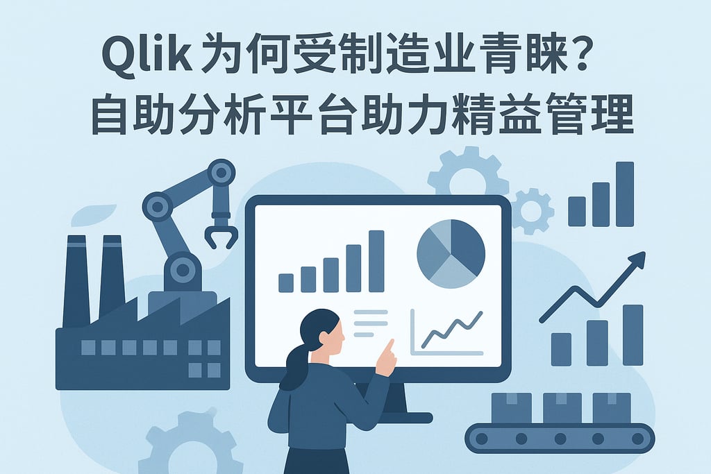 Qlik为何受制造业青睐？自助分析平台助力精益管理
