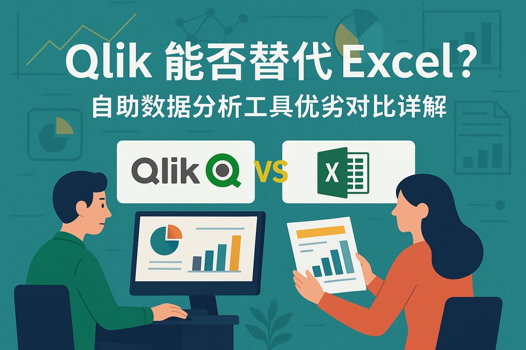 Qlik能否替代Excel？自助数据分析工具优劣对比详解