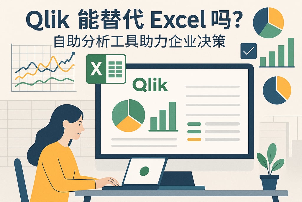 Qlik能替代Excel吗？自助分析工具助力企业决策
