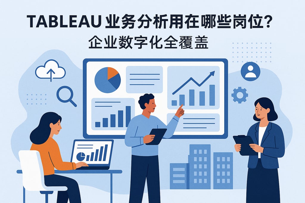 Tableau业务分析用在哪些岗位？企业数字化全覆盖