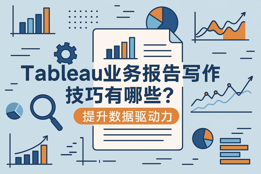 Tableau业务报告写作技巧有哪些？提升数据驱动力