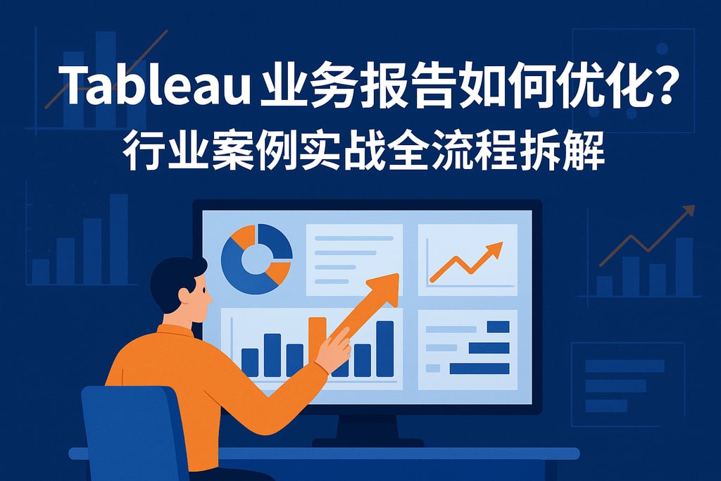Tableau业务报告如何优化？行业案例实战全流程拆解