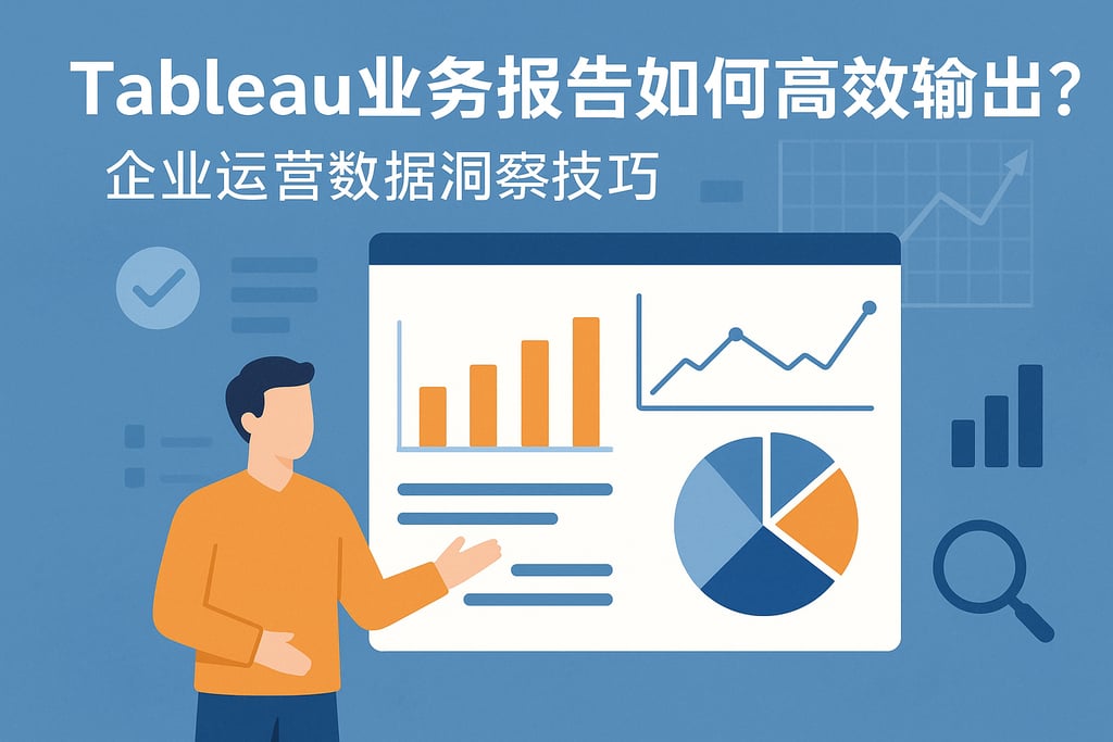 Tableau业务报告如何高效输出？企业运营数据洞察技巧