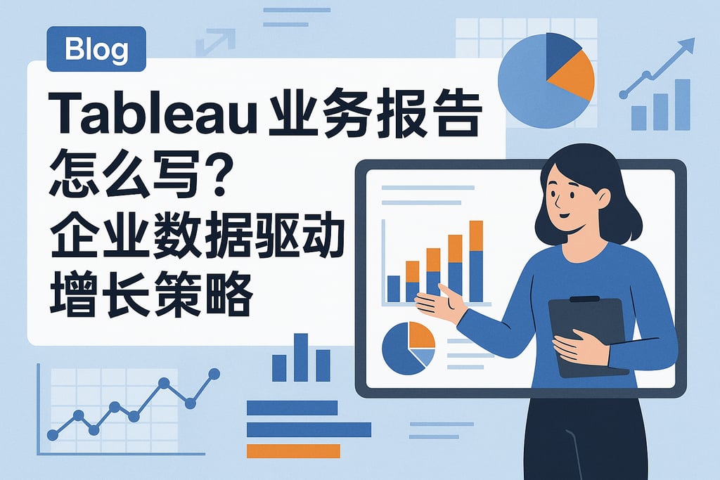 Tableau业务报告怎么写？企业数据驱动增长策略