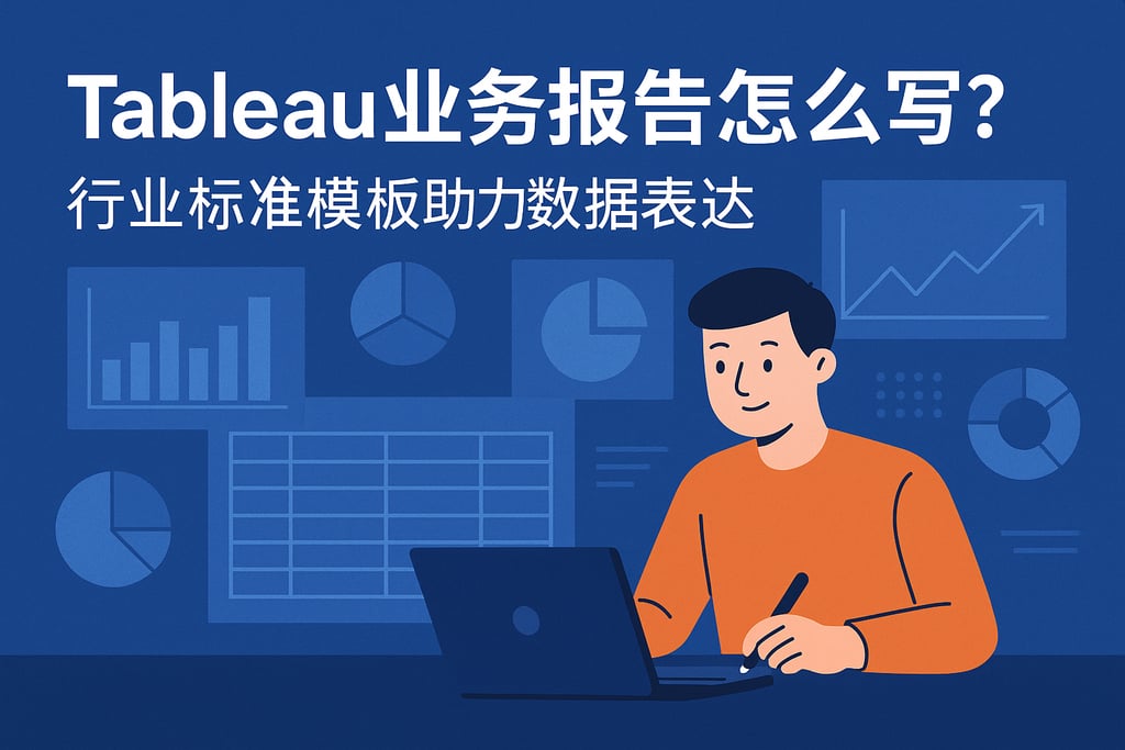 Tableau业务报告怎么写？行业标准模板助力数据表达