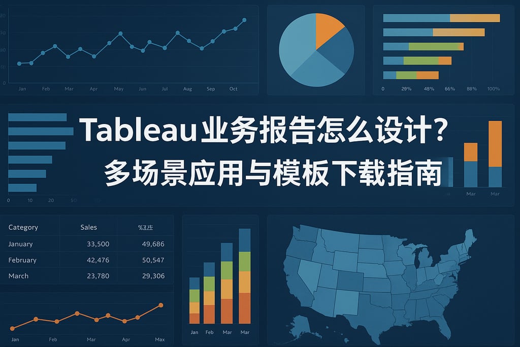 Tableau业务报告怎么设计？多场景应用与模板下载指南