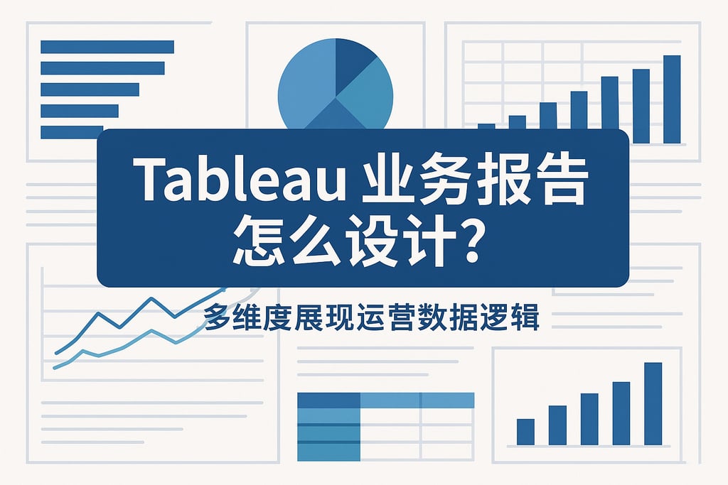 Tableau业务报告怎么设计？多维度展现运营数据逻辑