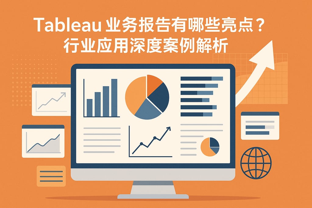 Tableau业务报告有哪些亮点？行业应用深度案例解析