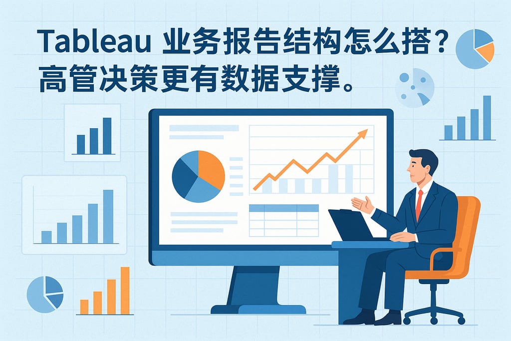 Tableau业务报告结构怎么搭？高管决策更有数据支撑。