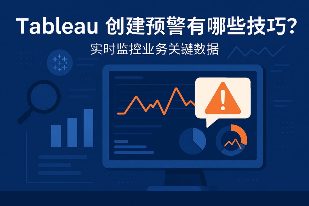 Tableau创建预警有哪些技巧？实时监控业务关键数据