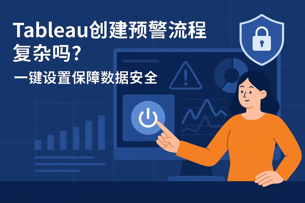 Tableau创建预警流程复杂吗？一键设置保障数据安全