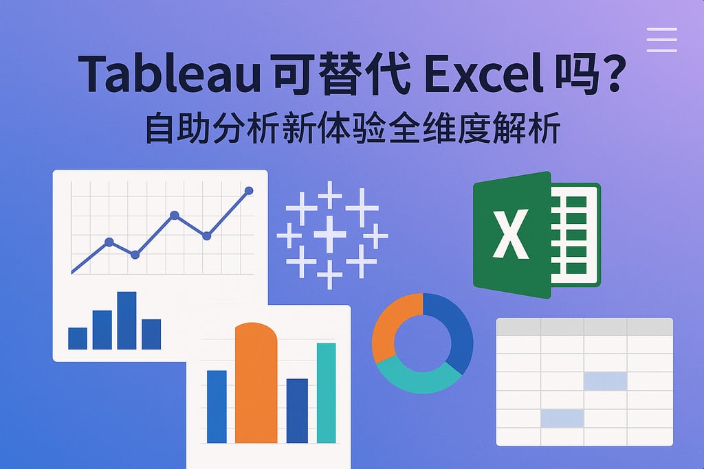 Tableau可替代Excel吗？自助分析新体验全维度解析