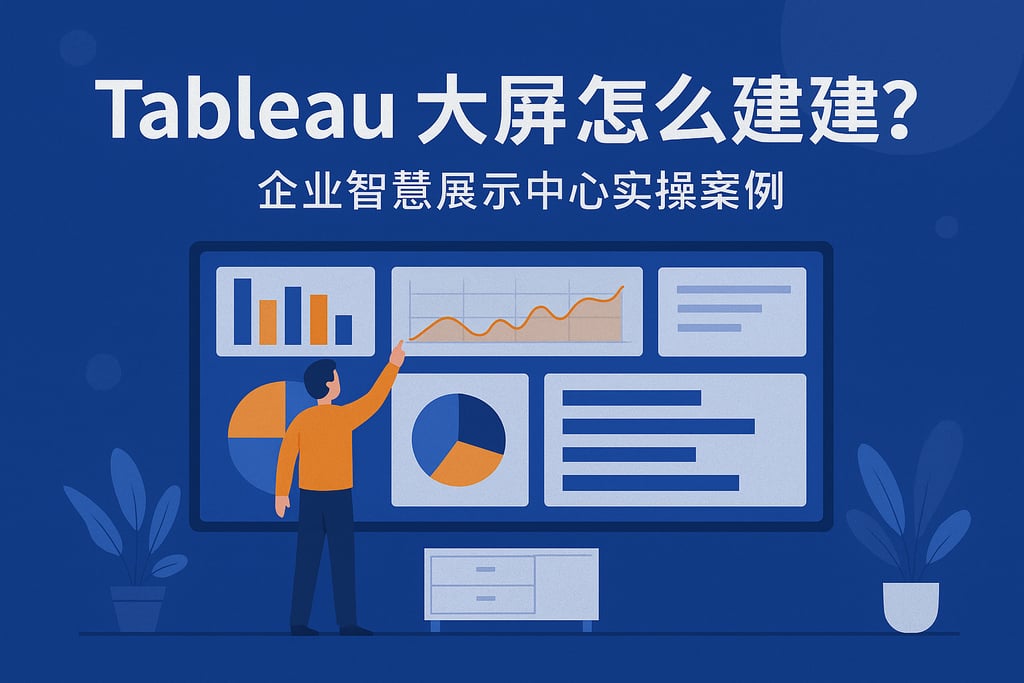 Tableau大屏怎么构建？企业智慧展示中心实操案例