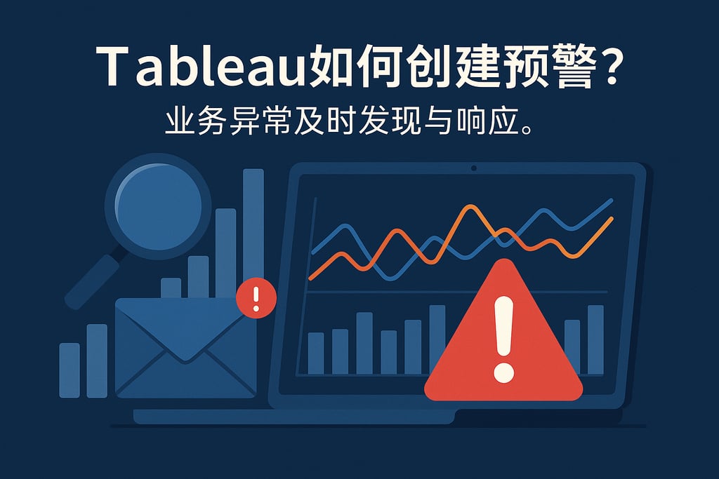 Tableau如何创建预警？业务异常及时发现与响应。