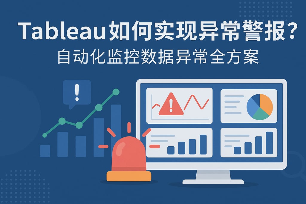 Tableau如何实现异常警报？自动化监控数据异常全方案