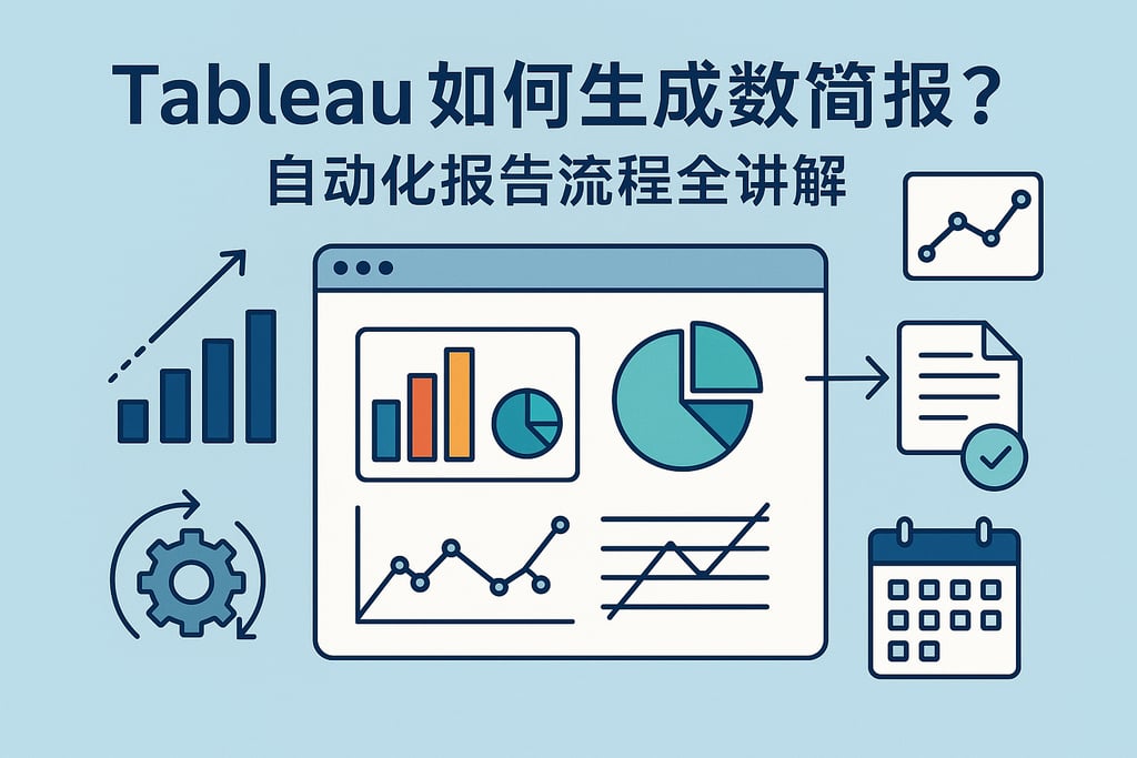 Tableau如何生成数据简报？自动化报告流程全讲解