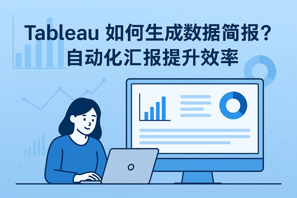 Tableau如何生成数据简报？自动化汇报提升效率