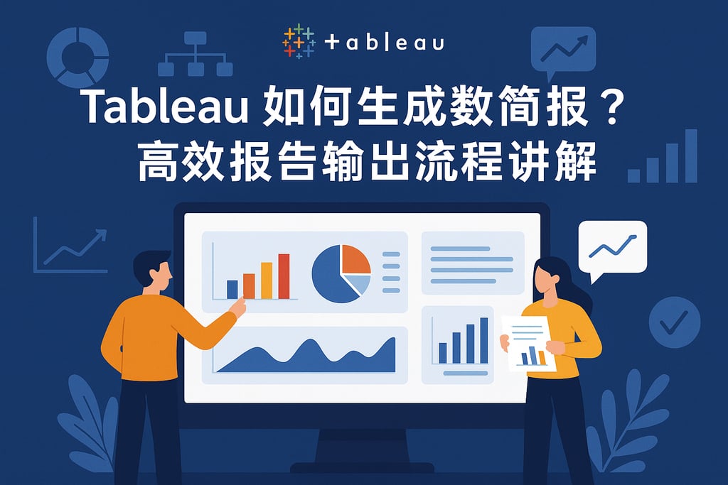 Tableau如何生成数据简报？高效报告输出流程讲解