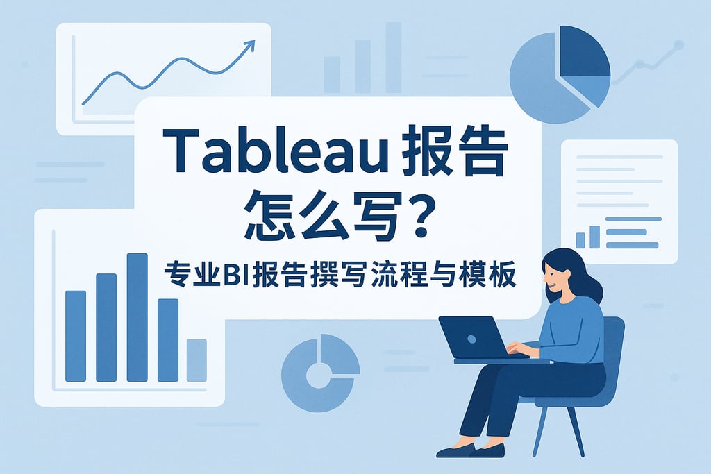 Tableau报告怎么写？专业BI报告撰写流程与模板